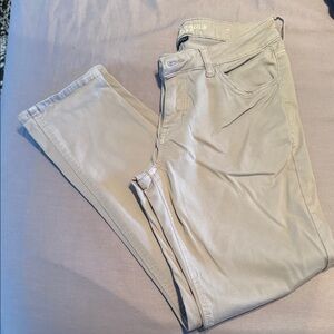 American Eagle Outfitters Light gray Tomgirl cotton blend  Pants